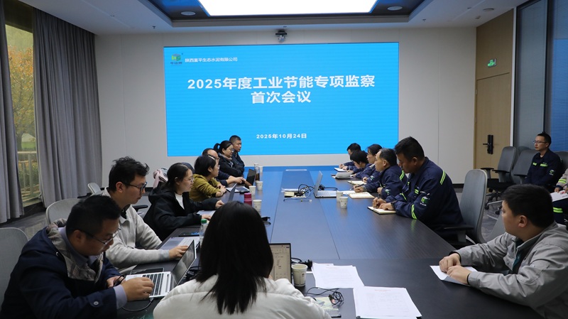 渭南市發(fā)展改革委節(jié)能監(jiān)察組一行對富平公司開展節(jié)能監(jiān)察工作